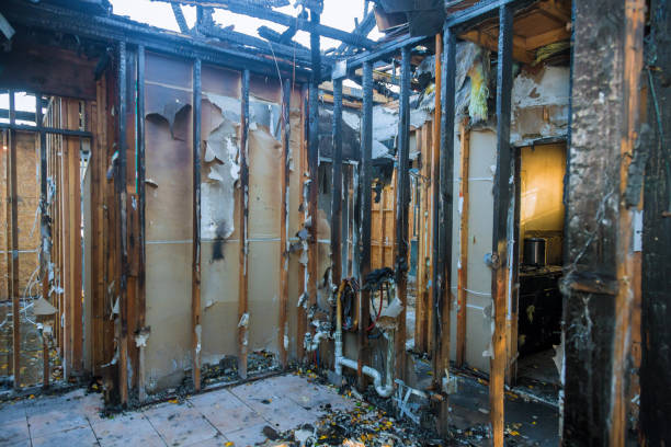 Professional Emergency Fire Cleanup technician working in Florham Park, NJ